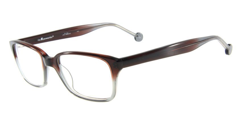 LA Eyeworks LERAMBLER149 Eyeglasses - 45 Degree View